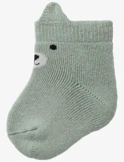Name It Lasten Sukat, NBMNAIL TERRY FROTTE SOCK Vaaleanvihreä