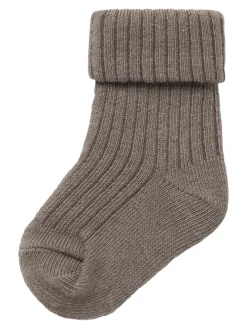 Name It lasten sukat, NBMNOBBU SOCK Keskiruskea