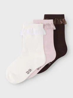 Name It lasten sukat, NMFLOCKA 3P SOCK Ei Värikoodia