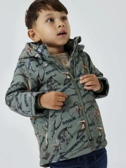 Name It Lasten Takki, NMMMAX JACKET AOP Vihreä Kuosi