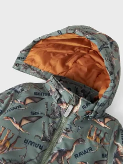 Name It Lasten Takki, NMMMAX JACKET AOP Vihreä Kuosi