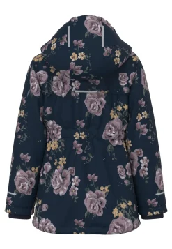 Name It lasten talvitakki, NKFSNOW10 JACKET FLOWER Sininen Kuosi