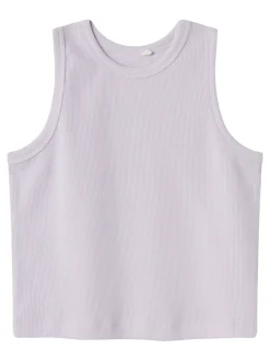 Name It Lasten Toppi, NKFNAKAL SL CROP TOP NOOS Liila