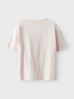 Name It lasten t-paita NKFRINDA SS REG TOP, vaaleanpunainen
