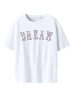 Name It lasten t-paita NKFRINDA SS REG TOP, valkoinen