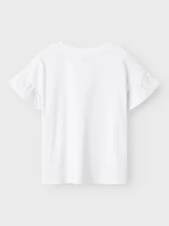 Name It lasten t-paita, NKFVILUKKA SS RLX TOP Valkoinen