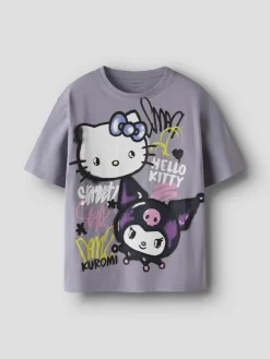 Name It lasten t-paita NKFDYDA HELLOK SS NREG TOP, violetti