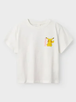 Name It lasten t-paita, NKFDYPPI POKEMON SS TOP Valkoinen