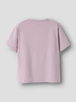 Name It lasten t-paita NKFDYDA HELLOK SS NREG TOP, vaaleanpunainen