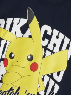 Name It lasten t-paita, NKMAST POKEMON LS NREG TOP BOX Tummansininen