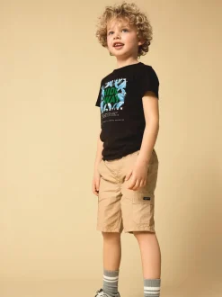 Name It Lasten T-Paita, NKMHERRA SS TOP Musta