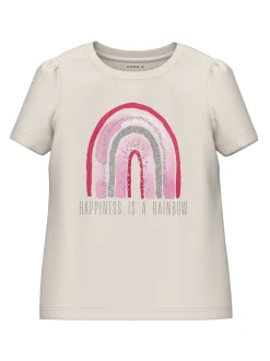 Name It lasten t-paita, NMFKIAMI SS TOP Valkoinen