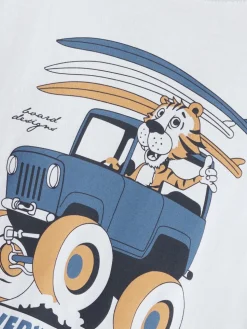 Name It lasten t-paita, NMMVELIX SS NREG TOP Valkoinen