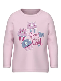 Name It lasten t-paita Vaaleanpunainen