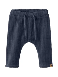 Name It lasten velour housut Tummansininen