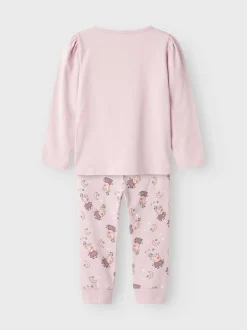 Name It lasten yöasu, NMFDYRIS PEPPA LS NIGHTSET Vaaleanpunainen