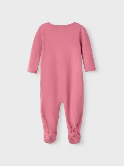 Name It lasten yöpuku, NBFNIGHTSUIT 2P ROSE FLOWER Vaaleanpunainen Kuos