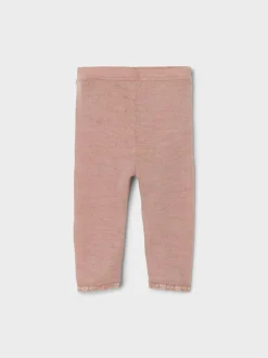 Name It leggingsit, NBFWANG WOOL NEEDLE LEGGING Vaaleanpunainen