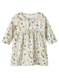 Name It mekko, NBFHUBINE LS DRESS Ruskea Kuosi