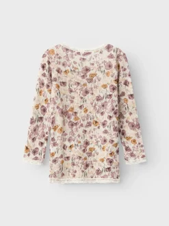 Name It paita, NMFWANG WOOL NEEDLE LS TOP Beige Kuosi