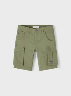 Name It reisitaskushortsit, NKMRYAN REG TWI L SHORTS Armeijanvihreä