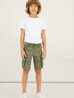 Name It reisitaskushortsit, NKMRYAN REG TWI L SHORTS Armeijanvihreä