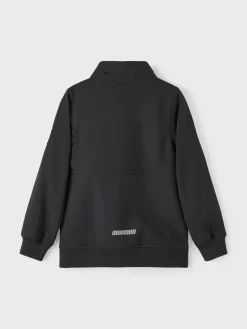 Name It softshell takki, NKMALFA JACKET BADGE Musta