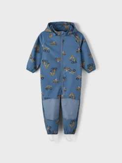 Name It softshellhaalari, NMMALFA08 SUIT AOP FO Vaaleansininen