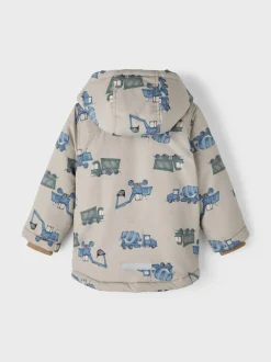 Name It takki, NMMMAX JACKET DIGGER Ruskea Kuosillinen