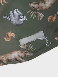 Name It talvitakki, NMMSNOW05 JACKET NORDIC FOREST Vihreä Kuosi