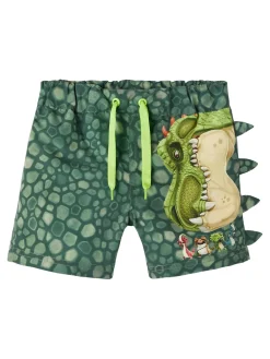 Name It uimashortsit, NMMMAD GIGANTOSAURUS LONG SWIMSHORTS Armeijanvihreä