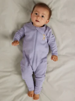 Name It yöasu NBMNIGHTSUIT 2P ZIP FF DEER, vaalea lila