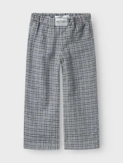 Name It yöhousut K NMNSTRANE PANT, harmaa ruutu