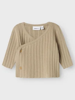 NBNOMUN KNIT WRAP CARD BEIGE