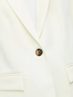 Object Naisten Bleiseri OBJSIGRID LS BLAZER NOOS Luonnonvalkoinen