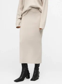 Object naisten hame, OBJREYNARD HW KNIT SKIRT 4976512