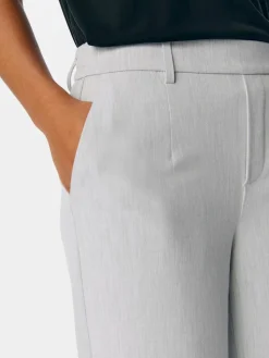 Object Naisten Housut OBJLISA WIDE PANT NOOS Light Grey Melange