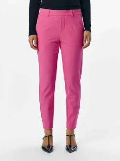 Object Naisten Housut, Objlisa Slim Pant NOOS Raspberry Sorbet