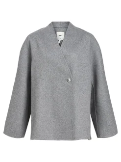 Object Naisten Takki, OBJLINN L/S OZ OPEN JACKET NOOS Grafiitti