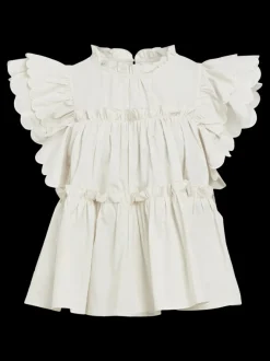 Object naisten toppi, OBJHOPE S/L TOP REP White Sand