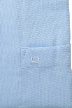 Olymp kauluspaita + Hiha Luxor Modern Fit Contrast Print, vaaleansininen