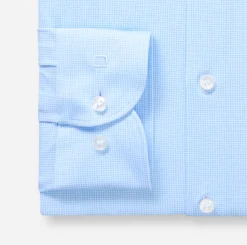 Olymp kauluspaita 24/7 Level 5 Body Fit Jersey Structure, vaaleansininen