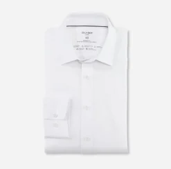 Olymp kauluspaita 24/7 Luxor Modern Fit Jersey, valkoinen