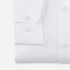 Olymp kauluspaita 24/7 Luxor Modern Fit Jersey, valkoinen