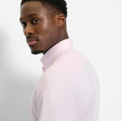 Olymp kauluspaita Level 5 Body Fit Stretch Easy Iron, vaaleanpunainen