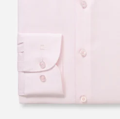 Olymp kauluspaita Level 5 Body Fit Stretch Easy Iron, vaaleanpunainen