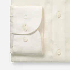 Olymp kauluspaita Luxor jacquard Offwhite, luonnonvalkoinen