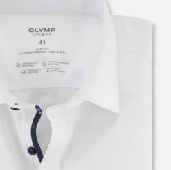 Olymp luxor 24/7 kauluspaita, body fit Valkoinen