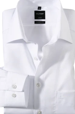 Olymp Luxor Kauluspaita +hiha, Modern Fit Valkoinen