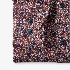 Olymp luxor miesten kauluspaita,modern fit Punainen Kuosi